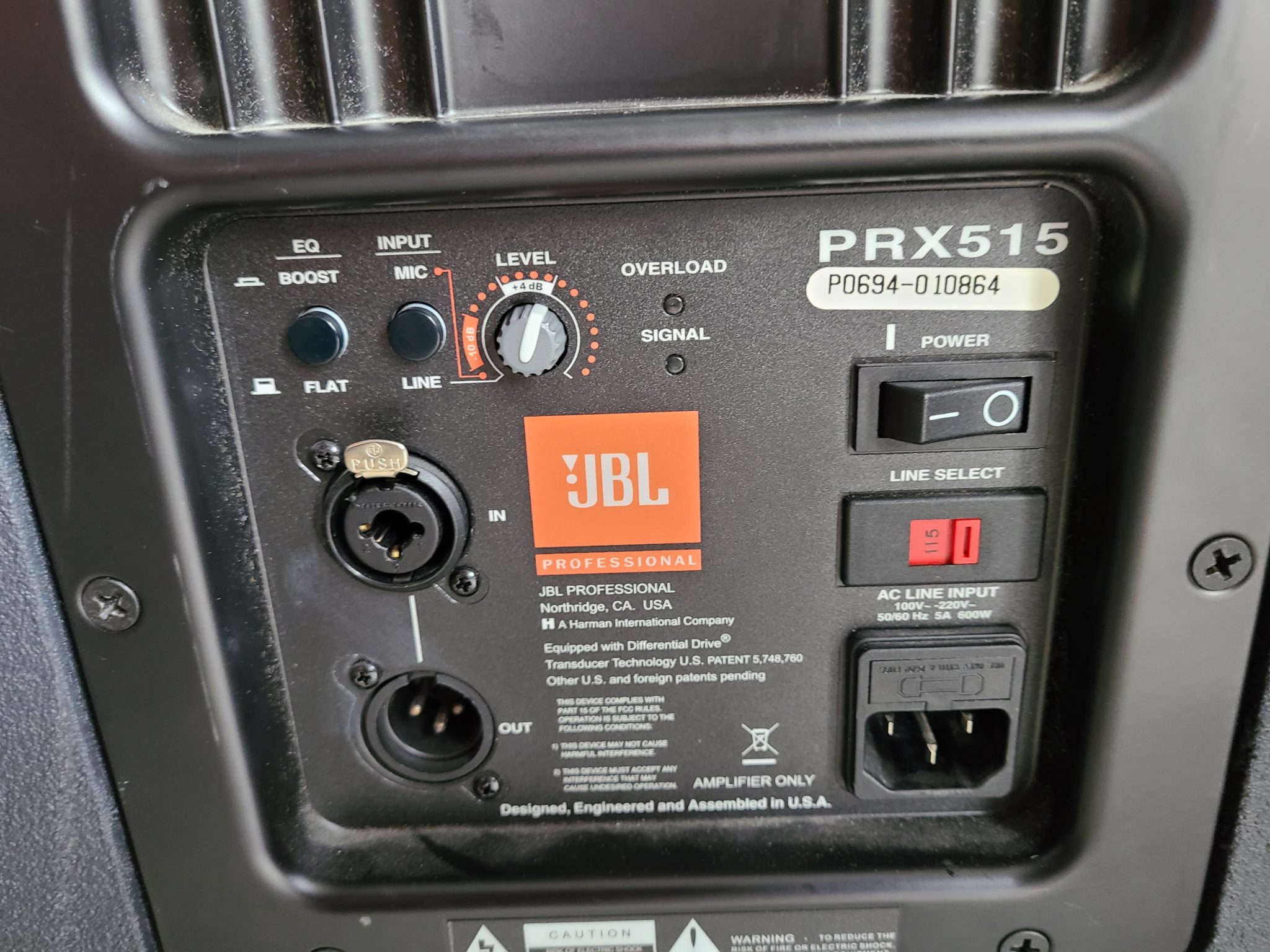 Used JBL PRX515 Active Loud Speaker Take 2 Pro Audio